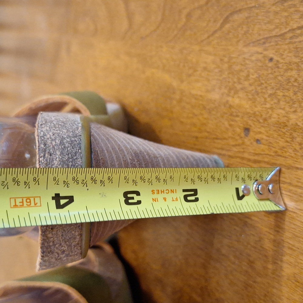 Kork-Ease Green Leather Sandals - Picture 5 of 16